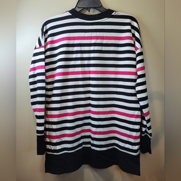 NWT Lularoe XXS Hannah crew striped pullover Top - Picture 10 of 13